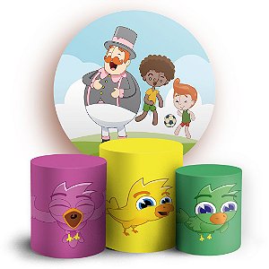 KIT Redondo e Trio - Mundo Bita - Sublimado 3D