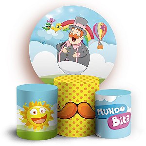KIT Redondo e Trio - Mundo Bita - Sublimado 3D