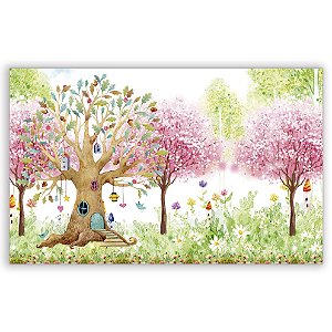 Painel Retangular - Jardim Encantado - Sublimado 3D