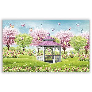 Painel Retangular - Jardim Encantado - Sublimado 3D