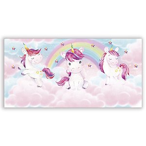 Painel Retangular - Unicornio - Sublimado 3D