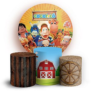 KIT Redondo e Trio - Cocorico - Sublimado 3D