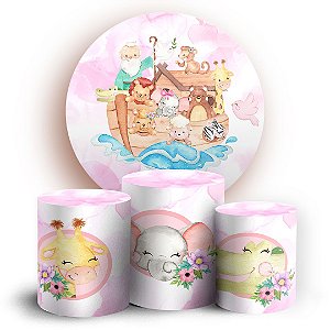 KIT Redondo e Trio - Arca de Noe - Sublimado 3D