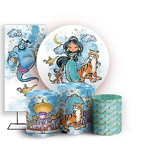 KIT Redondo Trio e Faixa - Jasmine - Sublimado 3D