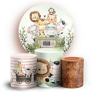 KIT Redondo e Trio - Safari - Sublimado 3D