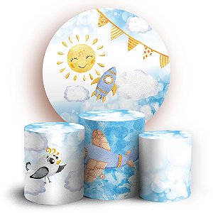 KIT Redondo e Trio - Ursinho - Sublimado 3D