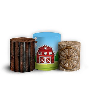 Trio Cilindro - Cocorico - Sublimado 3D + Elástico