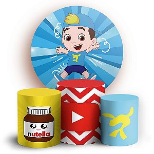 KIT Redondo e Trio - Luccas Neto - Sublimado 3D