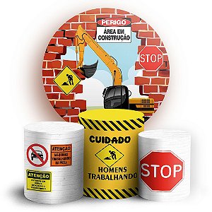 KIT Redondo e Trio - Construcao - Sublimado 3D
