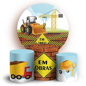 KIT Redondo e Trio - Construcao - Sublimado 3D