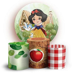 KIT Redondo e Trio - Branca de Neve - Sublimado 3D