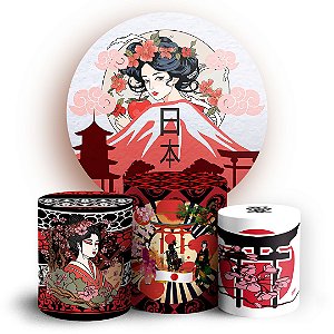 KIT Redondo e Trio - Japao - Sublimado 3D