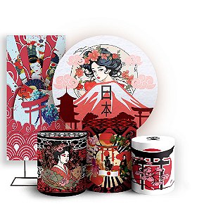 KIT Redondo Trio e Faixa - Japao - Sublimado 3D