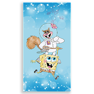 Capa Faixa Lateral Sublimado - Bob Esponja