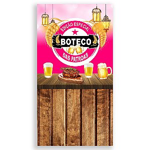 Faixa Lateral - Boteco Das Patroas - Sublimado 3D