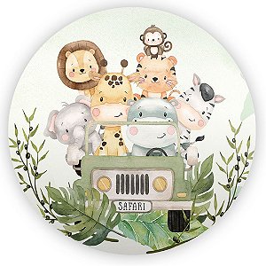 Painel Redondo - Safari - Sublimado 3D