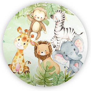Painel Redondo - Safari - Sublimado 3D