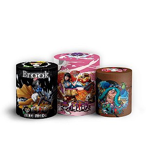 Trio Cilindro - One Piece - Sublimado 3D + Elástico