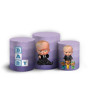 Trio Cilindro - Poderoso Chefinho - Sublimado 3D + Elástico