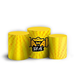 Trio Cilindro - Natan Por Ai - Sublimado 3D + Elástico