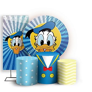 KIT Redondo Trio e Faixa - Pato Donald - Sublimado 3D
