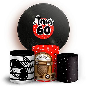 KIT Redondo e Trio - Anos 80 - Sublimado 3D