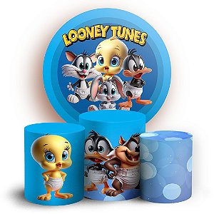 KIT Redondo e Trio - Looney Tunes - Sublimado 3D