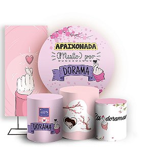 KIT Redondo Trio e Faixa - Dorama - Sublimado 3D