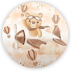 Mini Painel - Ursinho Marrom - Sublimado 3D