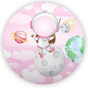 Mini Painel - Astronauta Galaxia - Sublimado 3D