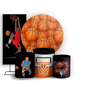 KIT Redondo Trio e Faixa - Basquete - Sublimado 3D
