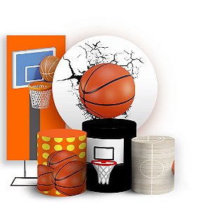 KIT Redondo Trio e Faixa - Basquete - Sublimado 3D