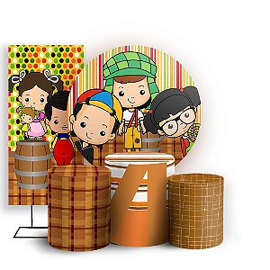 KIT Redondo Trio e Faixa - Chaves Baby - Sublimado 3D