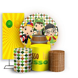 KIT Redondo Trio e Faixa - Chaves Baby - Sublimado 3D