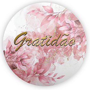 Painel Redondo - Gratidão - Sublimado 3D