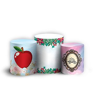 Trio Cilindro - Branca de Neve - Sublimado 3D + Elástico