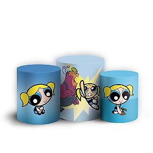 Trio Cilindro - Lindinha As Meninas Super Poderosas - Sublimado 3D + Elástico