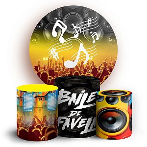 KIT Redondo e Trio - Baile Funk - Sublimado 3D