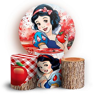 KIT Redondo e Trio - Branca De Neve - Sublimado 3D