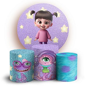 KIT Redondo e Trio - Monstros SA - Sublimado 3D