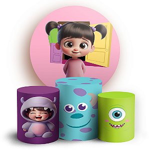 KIT Redondo e Trio - Monstros SA - Sublimado 3D