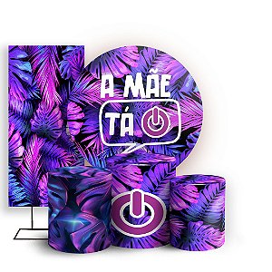 KIT Redondo Trio e Faixa - A Mae Ta On - Sublimado 3D
