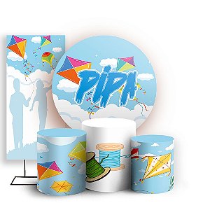 KIT Redondo Trio e Faixa - Pipa - Sublimado 3D