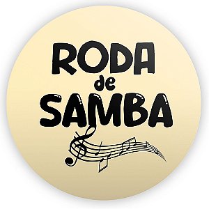 Painel Redondo - Samba - Sublimado 3D