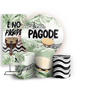 KIT Redondo Trio e Faixa - Samba - Sublimado 3D