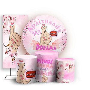 KIT Redondo Trio e Faixa - Dorama - Sublimado 3D