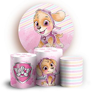 KIT Redondo e Trio - Patrulha Canina - Sublimado 3D