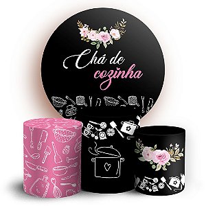 KIT Redondo e Trio - Cha de Cozinha - Sublimado 3D