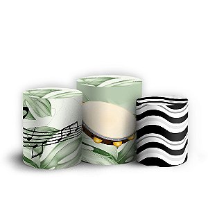 Trio Cilindro - Samba - Sublimado 3D + Elástico