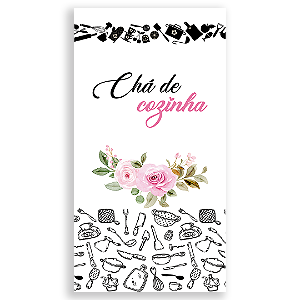 Faixa Lateral - Cha de Cozinha - Sublimado 3D